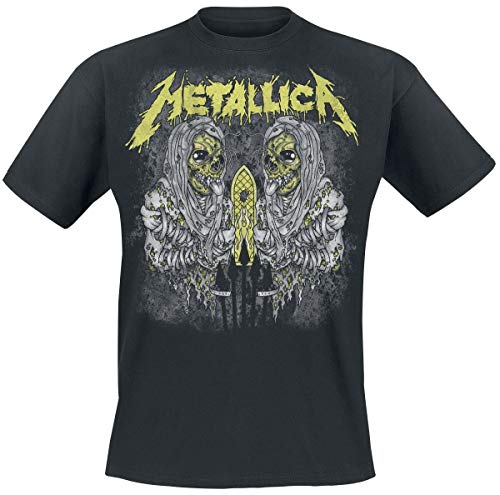 Metallica Herren Sanitarium_Men_bl_ts:1xl T-Shirt, Schwarz (Black Black), X-Large von Metallica