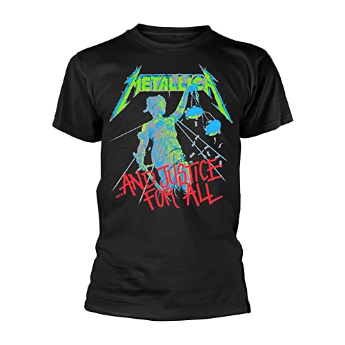 Metallica Herren and Justice for All (original)_Men_bl_ts:2XL T-Shirt, Schwarz (Black Black), XX-Large von Metallica