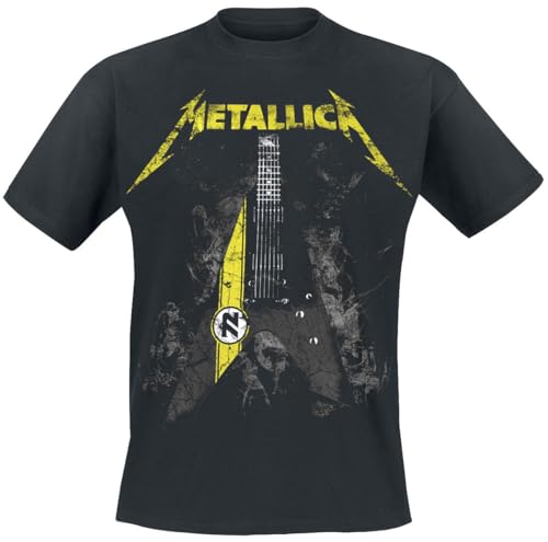 Metallica Hetfield Vulture Männer T-Shirt schwarz 4XL 100% Baumwolle Band-Merch, Bands von Metallica