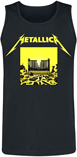 Metallica M72 Squared Cover Männer Tank-Top schwarz 4XL 100% Baumwolle Band-Merch, Bands von Metallica