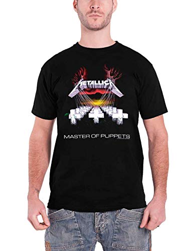 Metallica Master of Puppets Männer T-Shirt schwarz 5XL 100% Baumwolle Undefiniert Band-Merch, Bands von Metallica