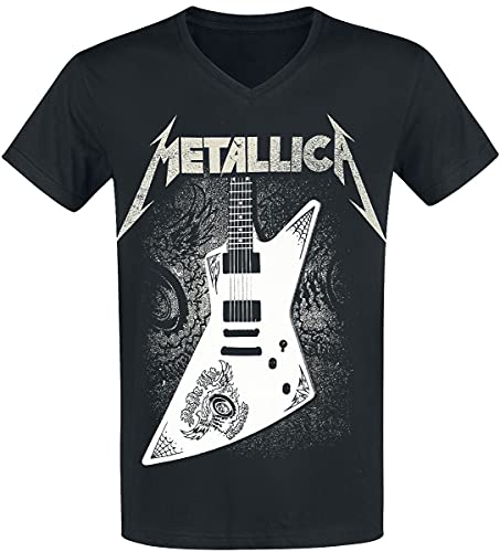 Metallica Papa Het Guitar Männer T-Shirt schwarz XL 100% Baumwolle Band-Merch, Bands von Metallica