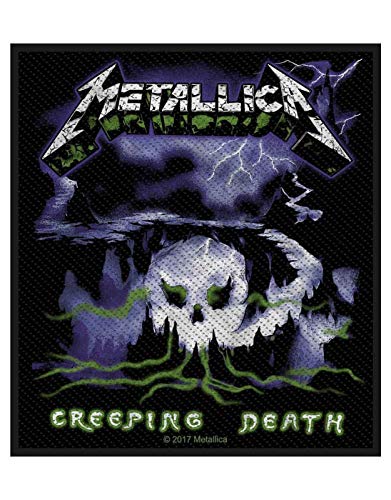 Metallica Patch Creeping Death Band Logo Nue offiziell woven sew on One Size von Metallica