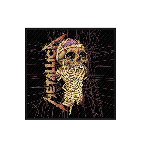 Metallica Patch One Band Logo offiziell Nue Schwarz Cotton Sew On (10cm x 10cm) von Metallica