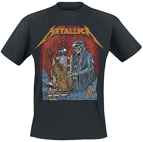 Metallica S&M2 Cello Reaper Männer T-Shirt schwarz 4XL 100% Baumwolle Band-Merch, Bands, Totenköpfe von Metallica