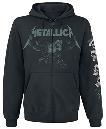 Metallica S&M2 - Skull Männer Kapuzenjacke schwarz 4XL 80% Baumwolle, 20% Polyester Band-Merch, Bands von Metallica