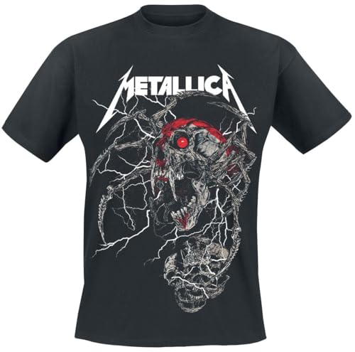 Metallica Spider Dead Männer T-Shirt schwarz XL 100% Baumwolle Band-Merch, Bands, Totenköpfe von Metallica