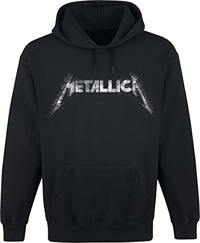 Metallica Spiked Logo Männer Kapuzenpullover schwarz L 80% Baumwolle, 20% Polyester Band-Merch, Bands von Metallica