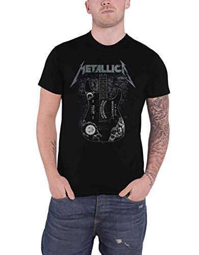 Metallica T Shirt Hammett Ouija Guitar Band Logo Nue offiziell Herren von Metallica
