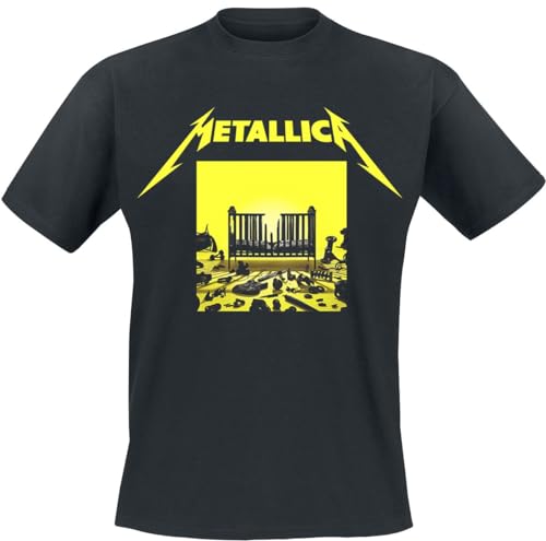 Metallica M72 Squared Cover Männer T-Shirt schwarz 3XL 100% Baumwolle Band-Merch, Bands von Metallica