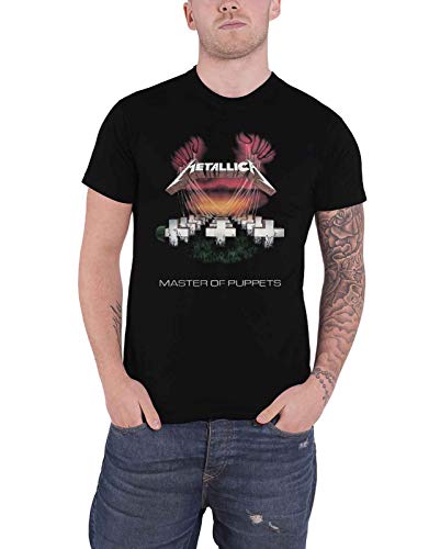 Metallica T Shirt Master of Puppets European Tour 86 Logo offiziell Herren von Metallica