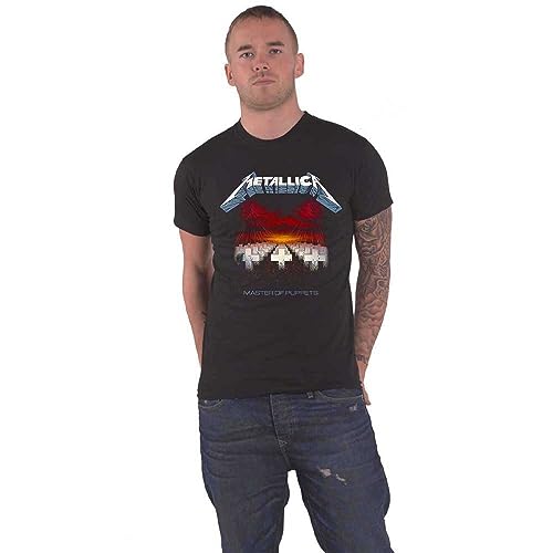 Metallica T Shirt Metal Up Your Ass Band Logo Nue offiziell Herren Schwarz von Metallica