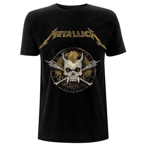 Metallica T Shirt Scary Guy Seal Band Logo Nue offiziell Herren von Metallica
