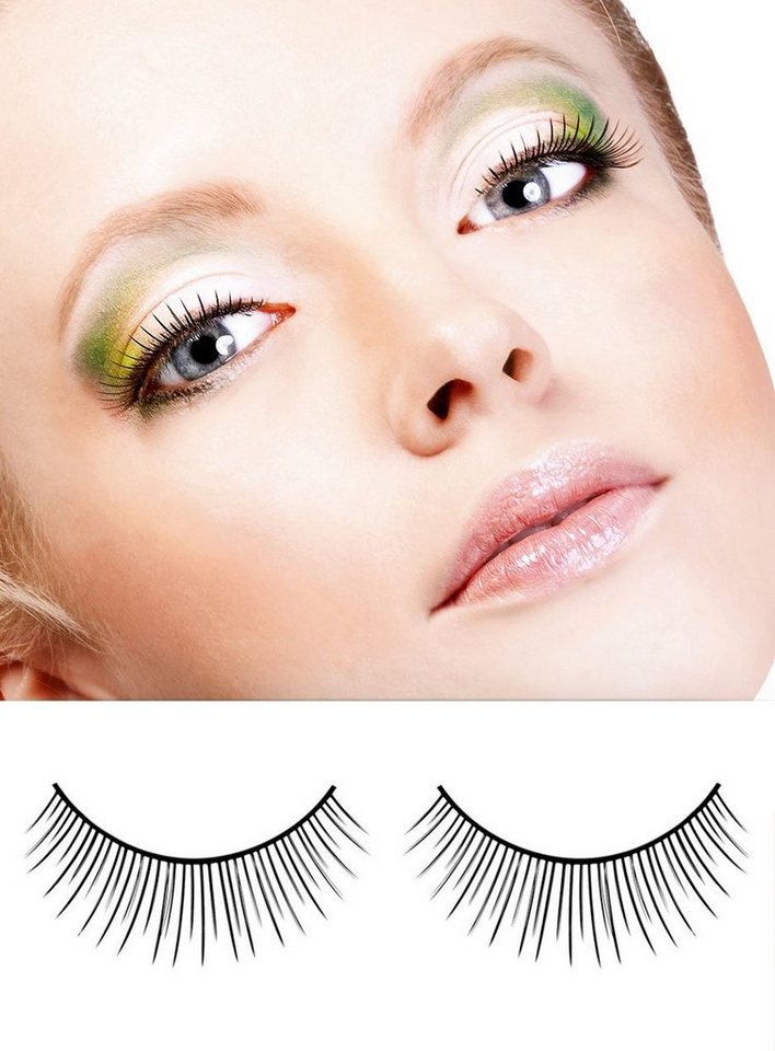 Metamorph Bandwimpern Bordeaux Wimpern, Dichte einzelne, schwarze Wimpern von Metamorph