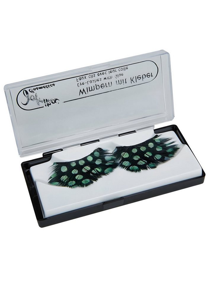 Metamorph Bandwimpern Falsche Wimpern Green Dots, Künstliche Wimpern für aufregende Augenblicke! von Metamorph