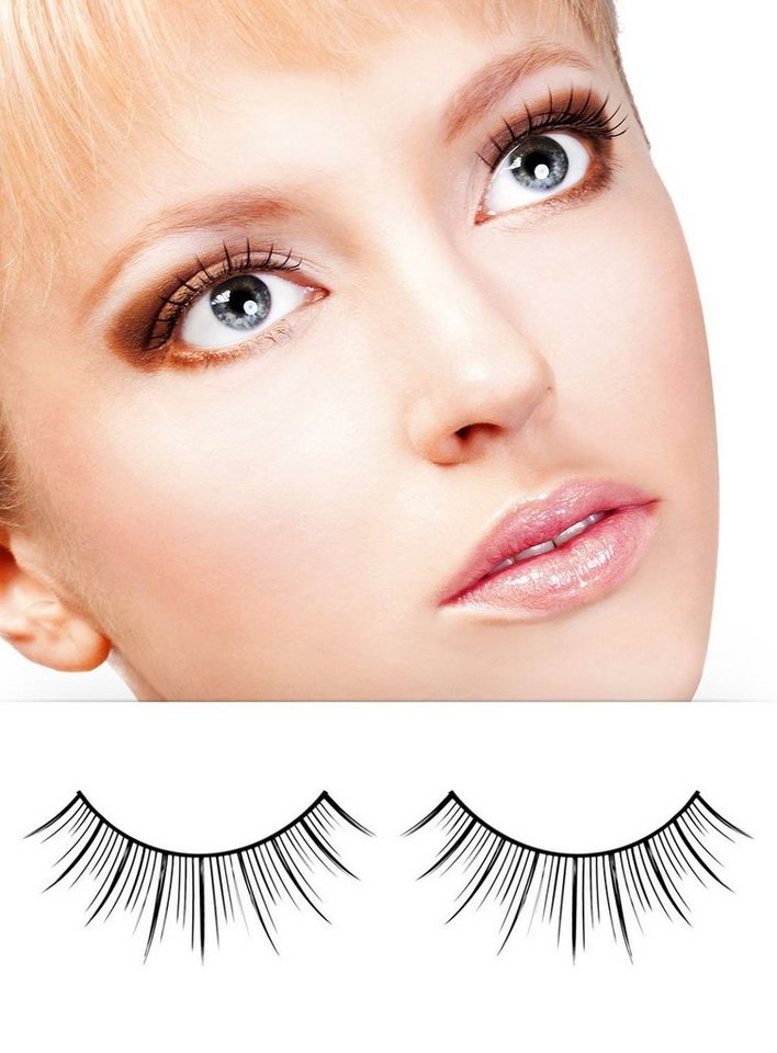 Metamorph Bandwimpern Jennifer Wimpern, Geschwungene schwarze Wimpern von Metamorph