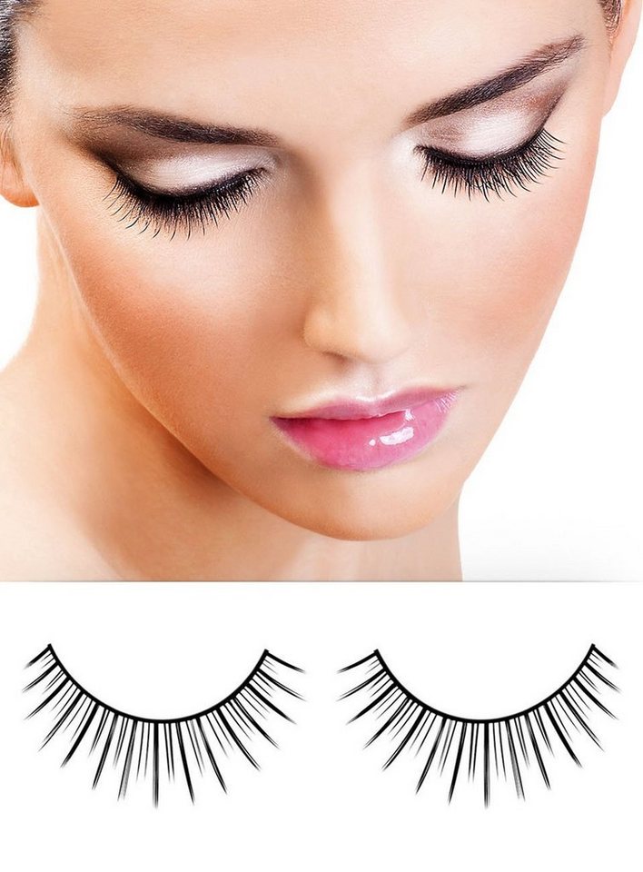 Metamorph Bandwimpern Los Angeles, Kurz-lang gestaltete, schwarze Wimpern von Metamorph