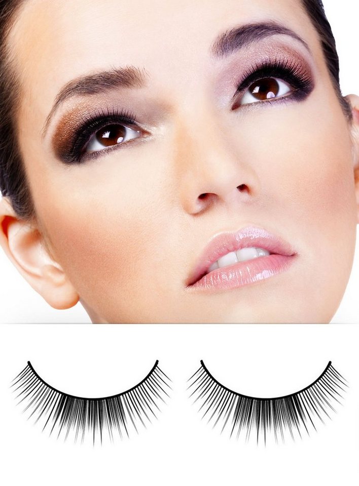 Metamorph Bandwimpern Shirley Wimpern, Schwarze außergewöhnliche Kunstwimpern von Metamorph