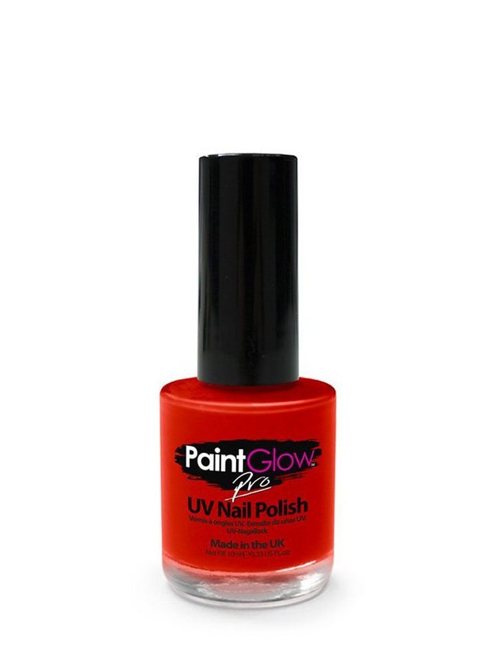 Metamorph Kunstfingernägel Neon UV Nagellack rot, Intensiver Glanz für mehr Drama! von Metamorph