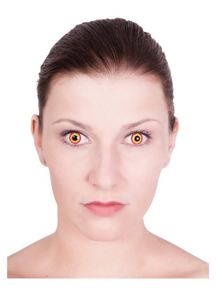 Metamorph Monatslinsen Troll Ork Monatslinsen für Halloween und Fasching, Weiche Effekt-Motivlinsen in hoher Qualität von Metamorph