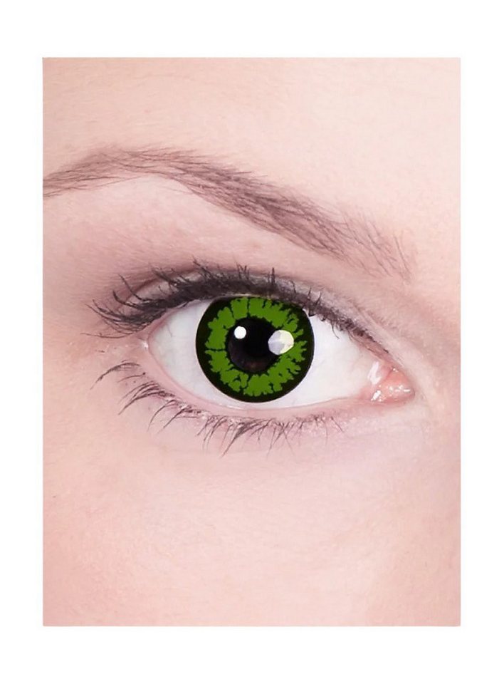 Metamorph Motivlinsen Bestie Monster - Horror Halloween Kontaktlinsen, Weiche Effekt-Motivlinsen in hoher Qualität für fantastische Verwand von Metamorph