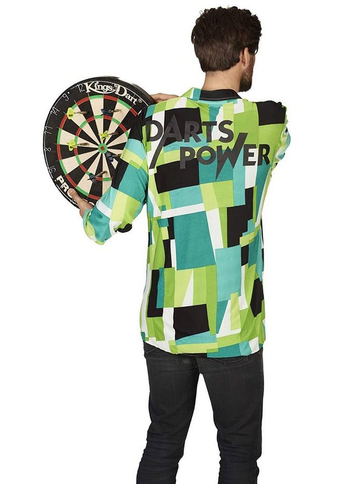 Metamorph T-Shirt Dart Hemd 'Darts Power' Geknöpftes Hemd - ideal für die nächste Dart WM von Metamorph