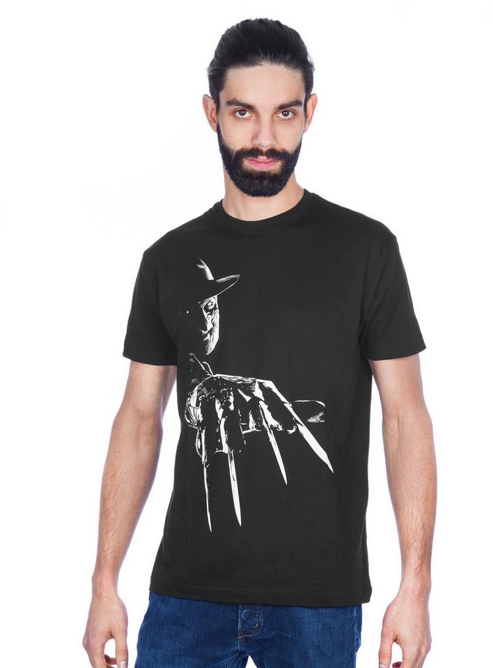Metamorph T-Shirt Freddy Krueger T-Shirt Freddy Krueger Shirt mit Klingenhandschuh-Motiv von Metamorph
