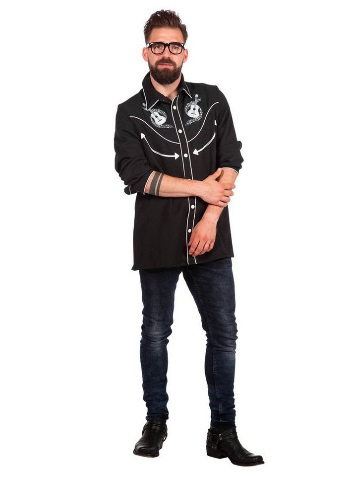 Metamorph T-Shirt Rockabilly Hemd Johnny 50s Style Hemd im Country & Western Look von Metamorph