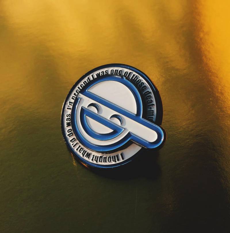 Ghost in The Shell Laughing Man Dreh Pin von MeteorPatrol