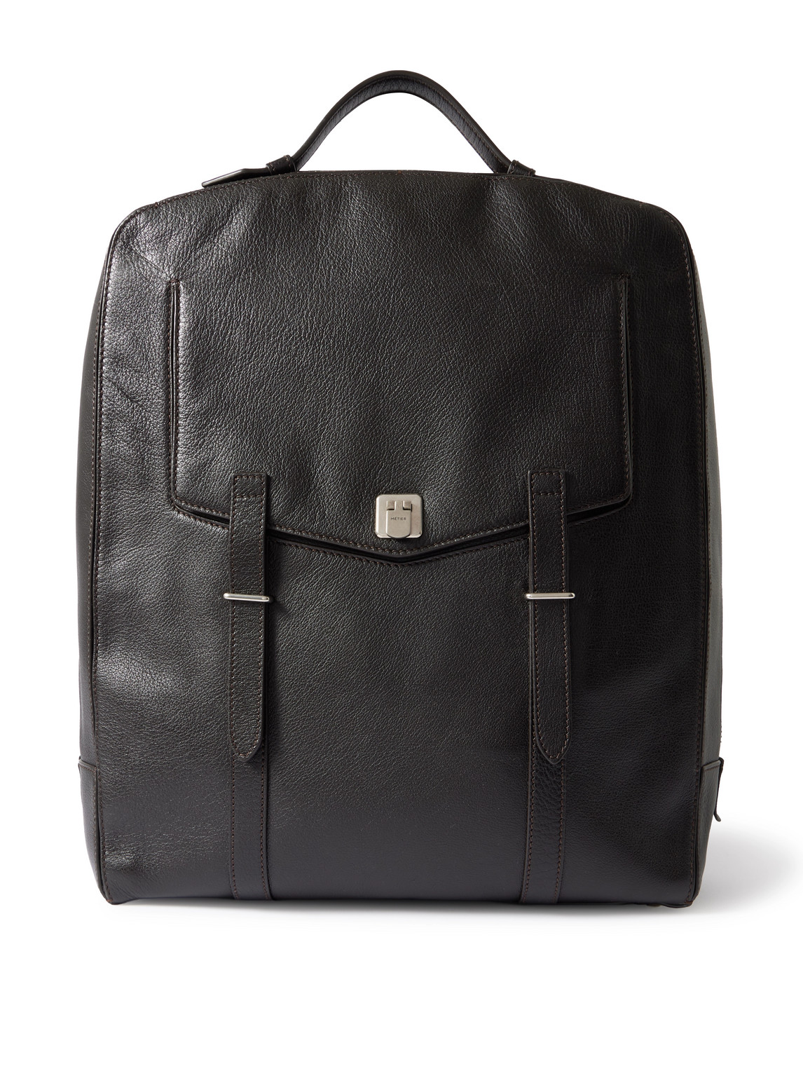 Métier - Rider Full-Grain Leather Backpack - Men - Brown von Métier