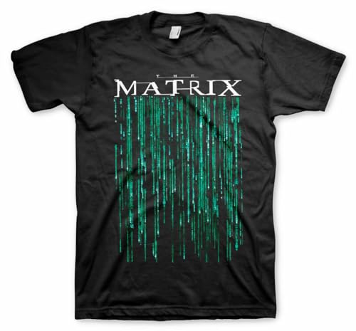 T-Shirt The Matrix rain Code codice binario Maglia Uomo ufficiale Hybris von Metromania