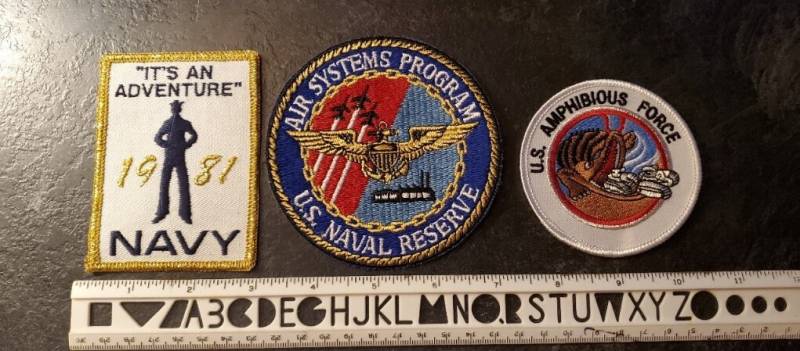 Marine Reserve Arm Patch - Nach Wahl Ein Unbenuster Aufnäher Us Amphibious Forces Air Systems Program Navy von MetzGeneralStore