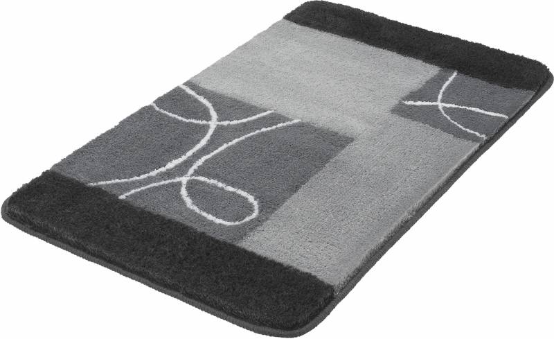 MEUSCH Badematte "Curly" Höhe 20 mm rutschhemmend beschichtet fußbodenheizungsgeeignet Badteppich, modernes Design, waschbar von Meusch
