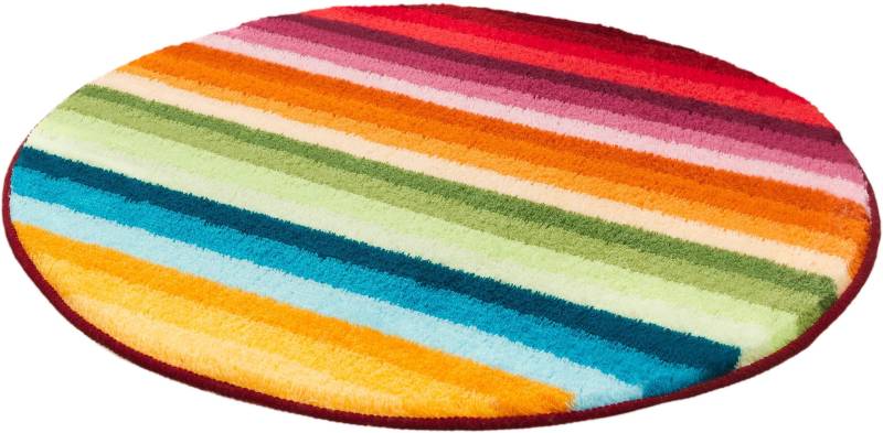 MEUSCH Badematte "Funky" Höhe 18 mm rutschhemmend beschichtet fußbodenheizungsgeeignet Badteppich, modernes Streifen Design, waschbar von Meusch