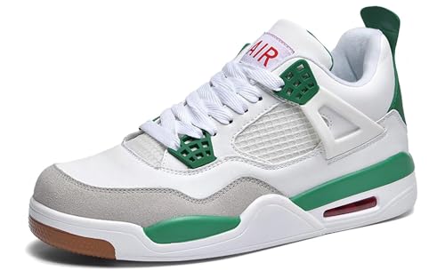 Mevoit Damen Herren Air 4 Retro Skateboardschuhe Schuhe Laufschuhe Turnschuhe mit Luftpolster Walkingschuhe Basketballschuhe Sportschuhe Sneaker von Mevoit