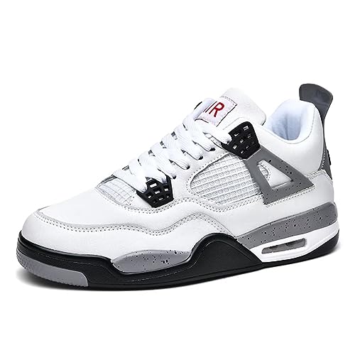 Mevoit Herren Air 4 Retro Skateboardschuhe Schuhe Damen Laufschuhe Turnschuhe mit Luftpolster Walkingschuhe Basketballschuhe Sportschuhe Sneaker von Mevoit