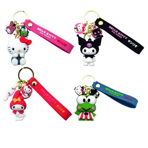 Mevsim Store Anime Schlüsselanhänger - Niedliche Cartoon Schlüsselanhänger- Kinder Schlüsselanhänger - (Hello Kitty- Paw Patrol - SpongeBob - Unicorn - Naruto) von Mevsim Store