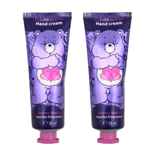 Les Bisounours Vanille Handcreme – 30ml 2er Set – Feuchtigkeitsspendend, Pflegend & Schnell Einziehend – Für Kinder, Teenager & Erwachsene – Geschenkidee, Reisegröße von Mevsim Store