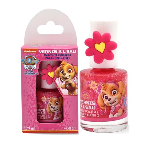 Paw Patrol - Nagellack für Kinder - Lizenzprodukt - 9 ml - Nagellack auf Wasserbasis - Leicht aufzutragen - Mit warmem Wasser entfernbar - Ungiftig von Mevsim Store