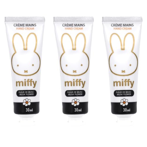 Miffy Chamomile Handcreme – 30ml 3er Set – Feuchtigkeitsspendend, Pflegend & Schnell Einziehend – Für Kinder, Teenager & Erwachsene – Geschenkidee, Reisegröße von Mevsim Store