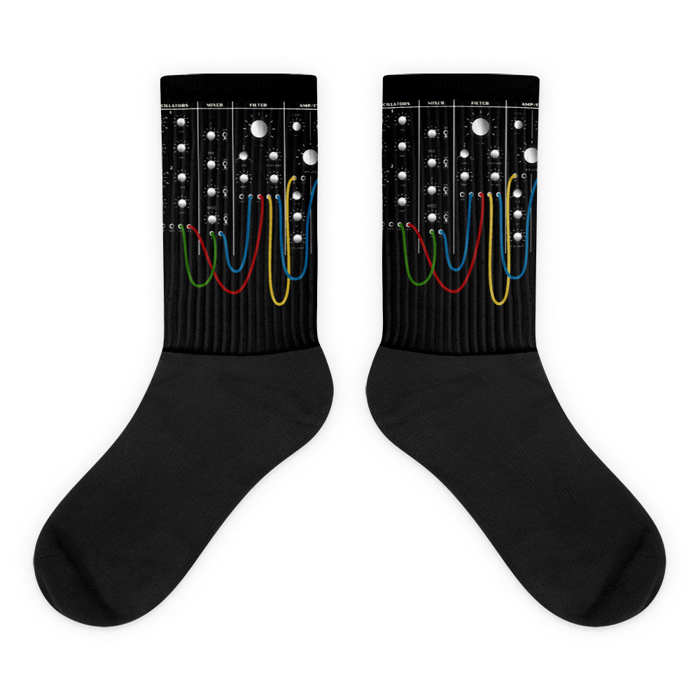 Analoge Modular Synthesizer Patchkabel Socken Analoge Modular Synthesizer Patchkabel Socken von MewzeekT