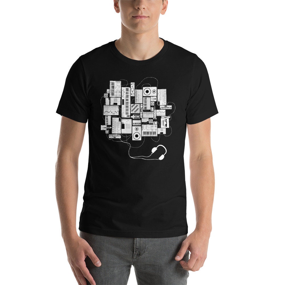 Elektronik-Musiker Synthesizer Und Drum Maschine Dj T-Shirt Elektronik-Musiker Synthesizer Und Drum Maschine Dj T-Shirt von MewzeekT