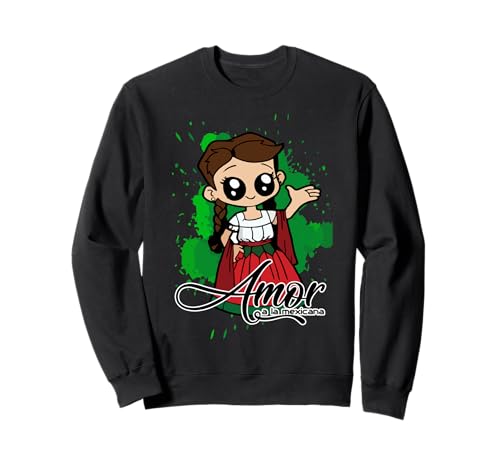 Mexican Girl Mexican Doll Lele Independence Day Mexicans Sweatshirt von MexiColor