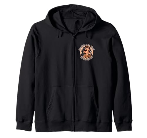 Spanish Curvy Chibi Mom La Patrona Mujer Poderosa Mama Kapuzenjacke Spanish Curvy Chibi Mom La Patrona Mujer Poderosa Mama Kapuzenjacke von MexiColor