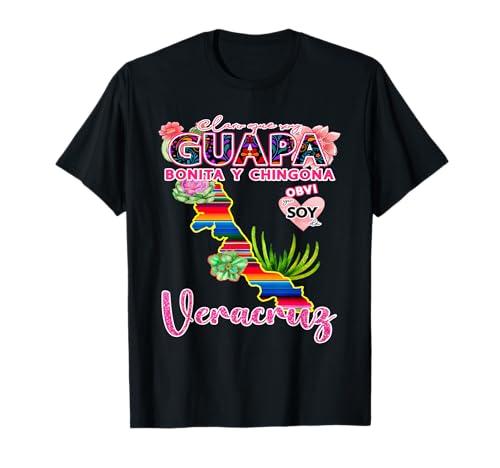 Veracruz Mexico Souvenir Vacation Jarocho Girls Mexicans T-Shirt von MexiColor