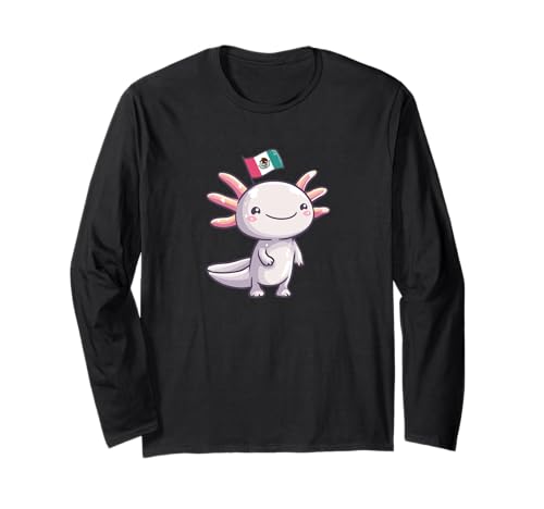 Cooler Mexico Axolotl Look für Jungen und Mädchen Langarmshirt von Mexican Axolotl Outfit