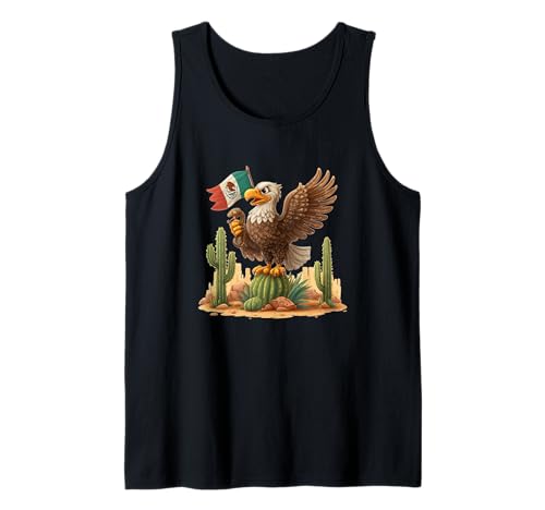 Lustiger Adler mit mexikanischen Farben für Jungen und Mädchen Tank Top Lustiger Adler mit mexikanischen Farben für Jungen und Mädchen Tank Top von Mexican Eagle Outfit