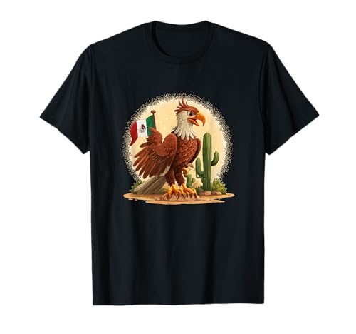 Schöner Adler für Mexiko Jungen und Mädchen T-Shirt Schöner Adler für Mexiko Jungen und Mädchen T-Shirt von Mexican Eagle Outfit