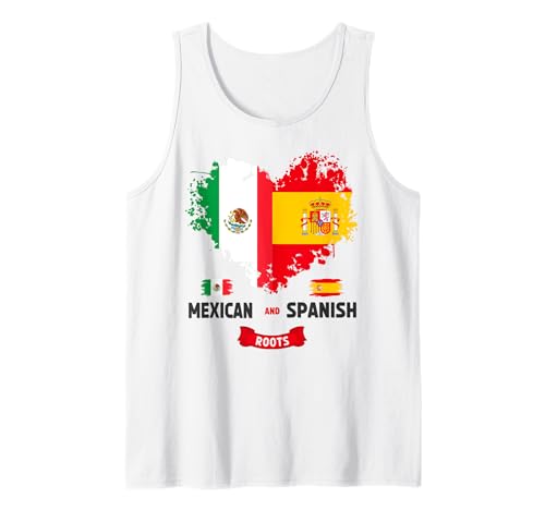 Spanische mexikanische Wurzel-Outfit-Idee für Kinder und España-Flagge Tank Top Spanische mexikanische Wurzel-Outfit-Idee für Kinder und España-Flagge Tank Top von Mexican Hispanic Heritage Month Ideas for Men