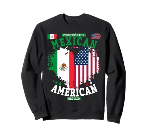 Mexikanische amerikanische Wurzel-Outfit-Idee für Kinder und Mexiko-Flagge Sweatshirt von Mexican Hispanic Heritage Month Ideas for Women